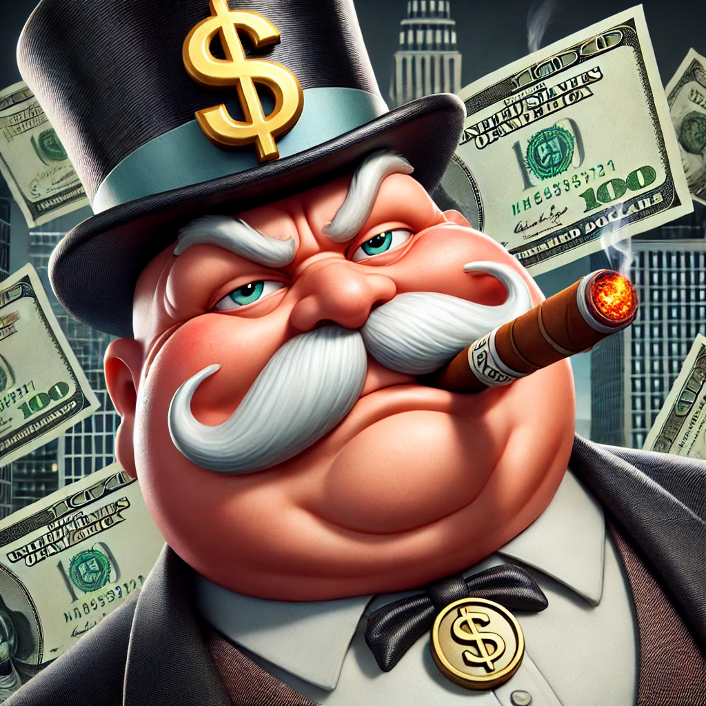 MoneyTox Monopoly Man